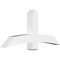 Ekena Millwork Bellingham Architectural Grade PVC Gable Bracket, 60"W x 27 1/2"H x 6"D x 6"F, 11/12 Pitch GBP060X28X0606BEL00 - alternate 1